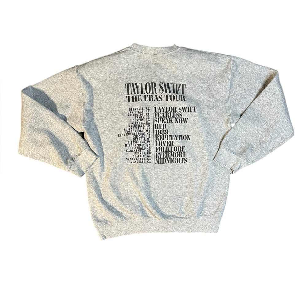 Taylor Swift Gray Sweater - The Eras Tour Medium - Picture 4 of 5